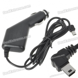 Car Cigarette USB Adapter/Charger for GPS Navigators (Input DC 12~24V / Output 2A)